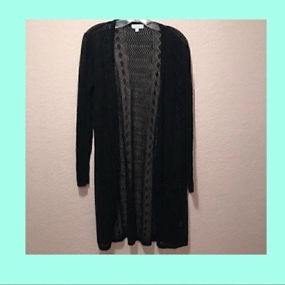 NWOT. Joseph A Black knitted cardigan - Picture 3 of 8
